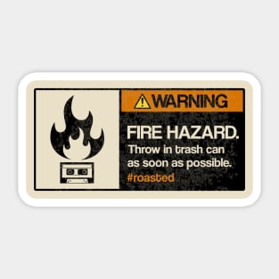 Mixtape Roast Sticker